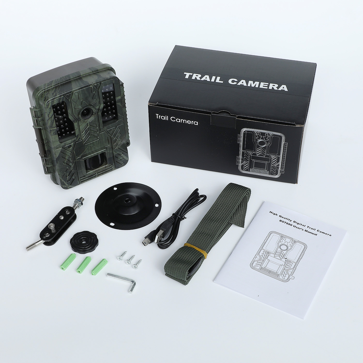 32-мегапиксельная 4K-камера с высоким разрешением для использования вне помещений, инфракрасная водонепроницаемая камера для охотничьих троп 